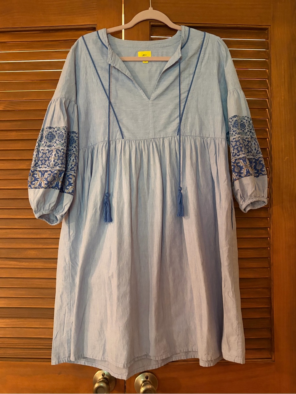 Roller Rabbit Blue Peasant Dress